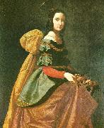 Francisco de Zurbaran st, casilda painting